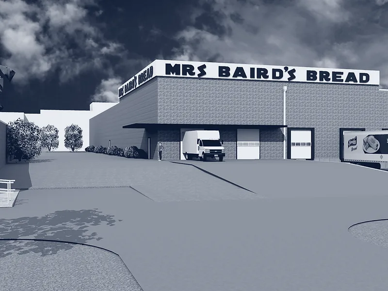 Bimbo Bakeries USA — National Program — Fort Worth, TX — exterior rendering, 2018