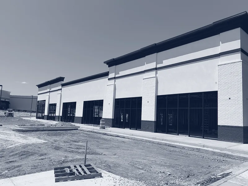 Friendship Springs Retail Building — Under construction, July 2026
