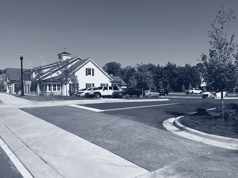 Mixed-Use Development — Milton — Street frontage, October 2022